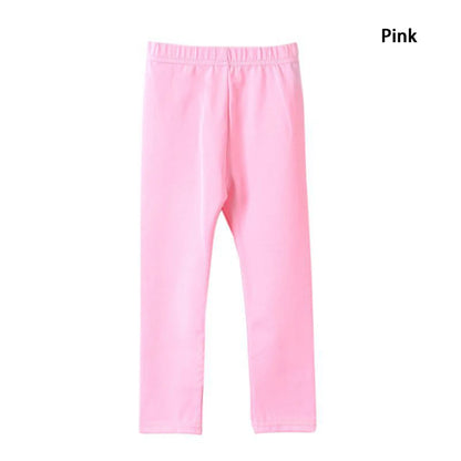 Pantalons pour filles, Leggings en coton Modal élastique doux pour enfants, couleur bonbon, pantalons slim pour filles, couleur unie, pantalons pour enfants de 2 à 13 ans
