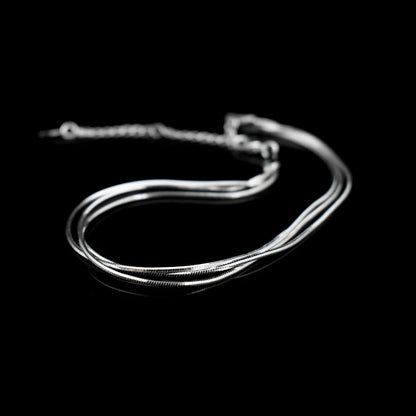 Offre spéciale Sexy plage multicouche serpent os bracelets de cheville chaîne de pied 925 en argent Sterling pied Bracelet de cheville pour les femmes de mode bijoux