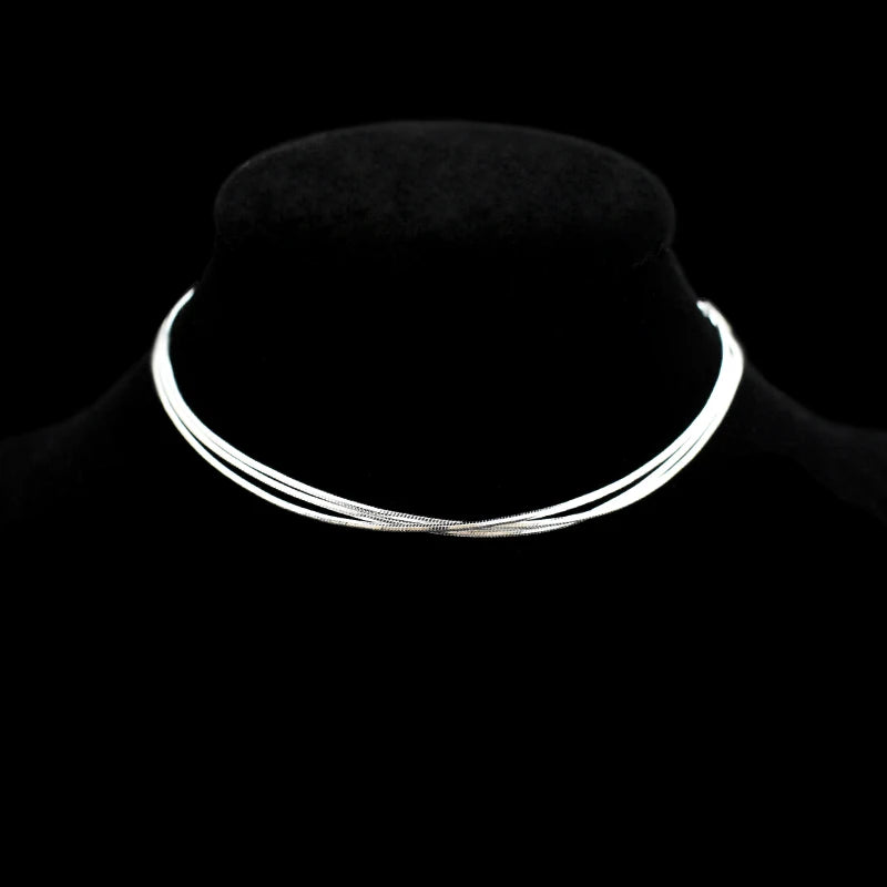 Offre spéciale Sexy plage multicouche serpent os bracelets de cheville chaîne de pied 925 en argent Sterling pied Bracelet de cheville pour les femmes de mode bijoux