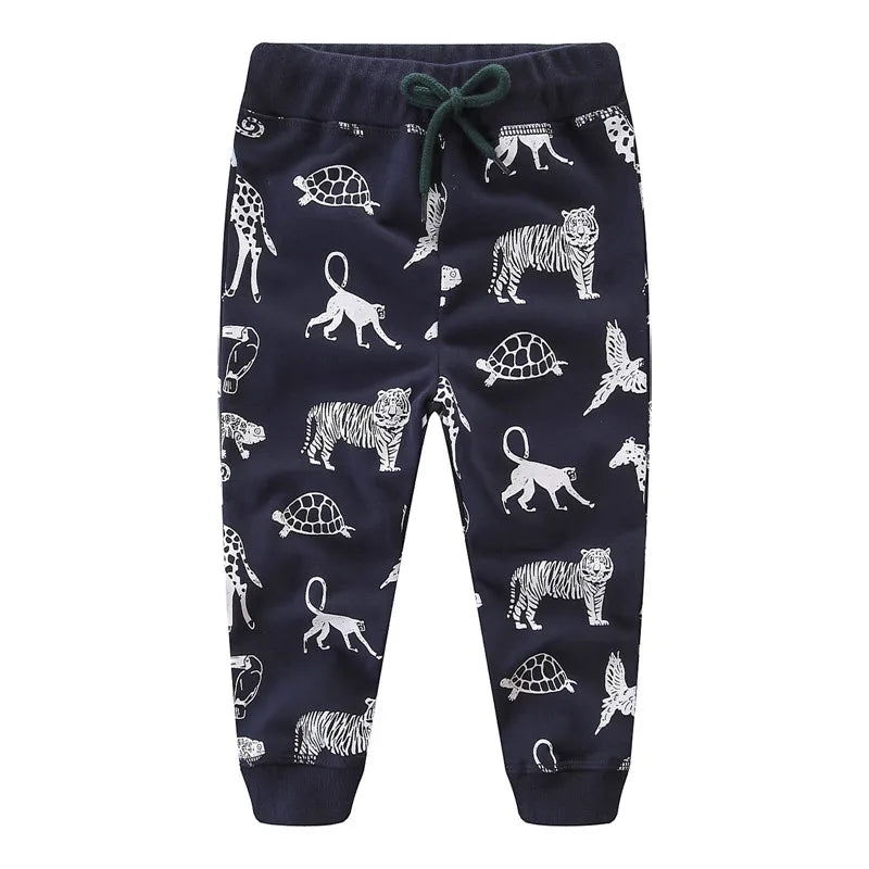 Saut mètres 2-7T garçons filles pantalons de survêtement pantalons pour enfants animaux automne hiver bébé vêtements enfant en bas âge enfants pantalons complets Costume
