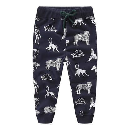 Saut mètres 2-7T garçons filles pantalons de survêtement pantalons pour enfants animaux automne hiver bébé vêtements enfant en bas âge enfants pantalons complets Costume
