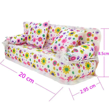 Mélanger des meubles de poupée mignons, cintres pour jouets, TV, canapé, chaussures, accessoires pour maison de poupée, jouets pour bébé, DIY, 1/6