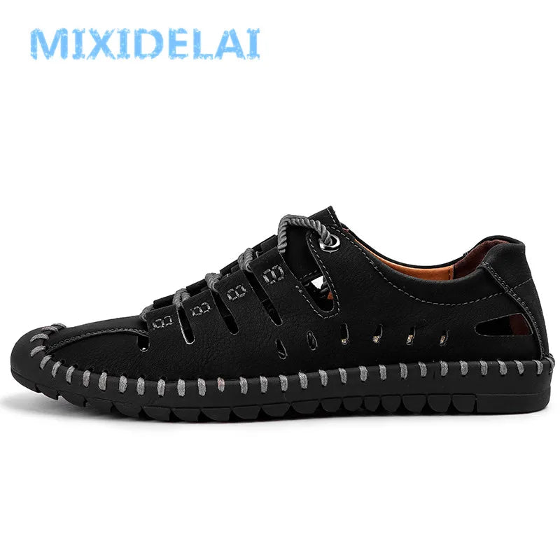 MIXIDELAI nouvel été chaussures décontractées confortables mocassins hommes chaussures qualité chaussures en cuir fendu chaussures plates pour homme offre spéciale mocassins chaussures