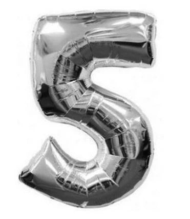 32 pouces grand or argent numéro feuille ballons chiffres ballons à air fête d'anniversaire mariage décor Air ballons événement fête fournitures