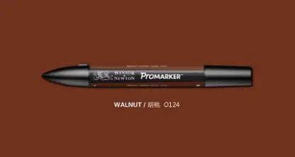 Winsor & Newton ProMarker Stylos marqueurs graphiques à double pointe Stylos de conception professionnelle Rouge et OrangeTone