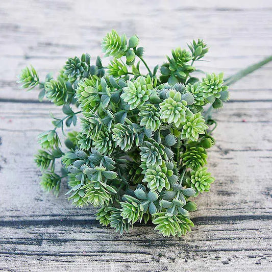 Plantes succulentes en plastique feuilles de chute artificielles flores bricolage succulentes artificielles décoration de mariage plante fausses fleurs couronne