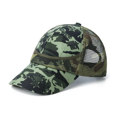 3-9 ans en plein air Camouflage bébé garçon maille casquette de Baseball enfants casquette été automne pour garçons fille casquettes Net casquettes décontractées enfants chapeaux