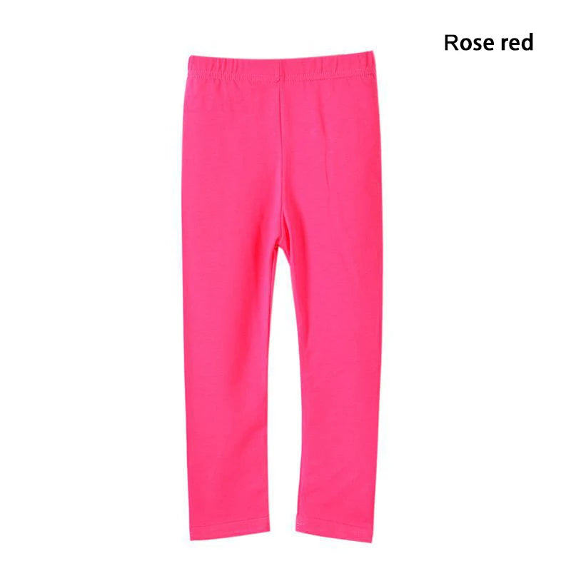 Pantalons pour filles, Leggings en coton Modal élastique doux pour enfants, couleur bonbon, pantalons slim pour filles, couleur unie, pantalons pour enfants de 2 à 13 ans