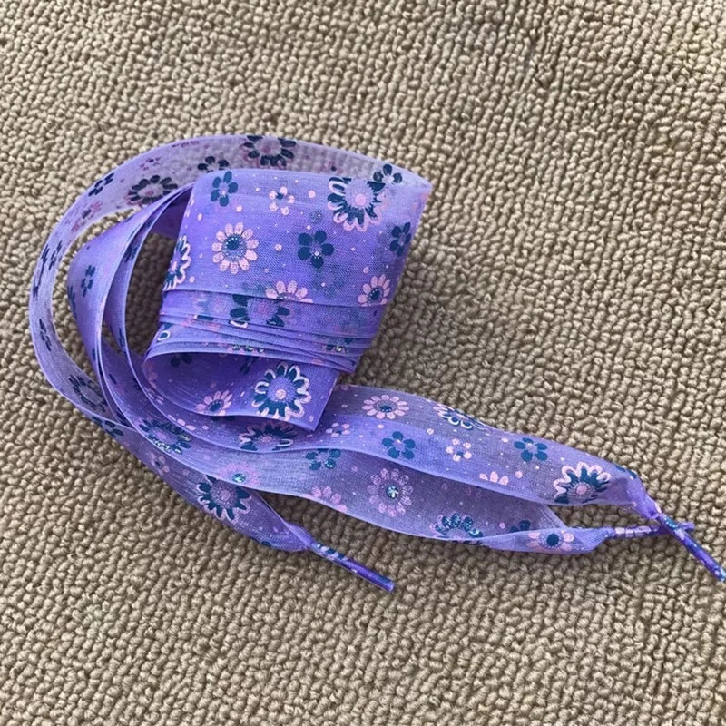 Dentelle de fil de neige transparente ultra-fine, chaussures de sport de rencontre, impression de 11 documents, longueur de 2.5cm, largeur de 80cm, 100cm, longueur de 120cm