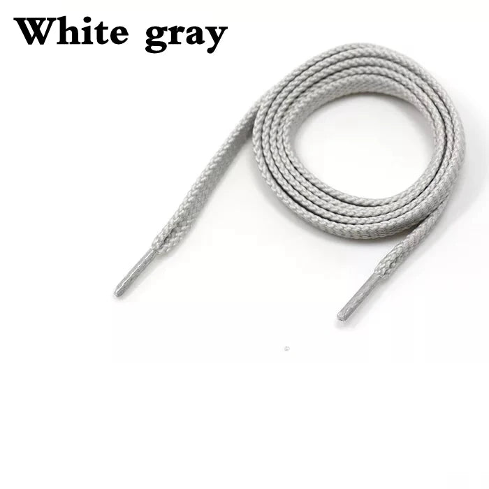 Lacets Classiques Épais pour Baskets, Solides et Plats, Décontractés, pour le dehors, 100/120/140/160cm, 1 Paire