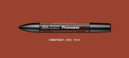 Winsor & Newton ProMarker Stylos marqueurs graphiques à double pointe Stylos de conception professionnelle Rouge et OrangeTone