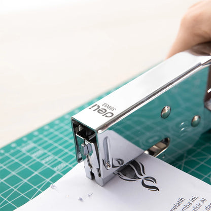 DELI – agrafeuse à pince 24/6, agrafeuse en métal robuste, outil de reliure en papier, fournitures de bureau