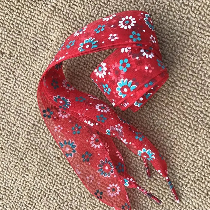 Dentelle de fil de neige transparente ultra-fine, chaussures de sport de rencontre, impression de 11 documents, longueur de 2.5cm, largeur de 80cm, 100cm, longueur de 120cm