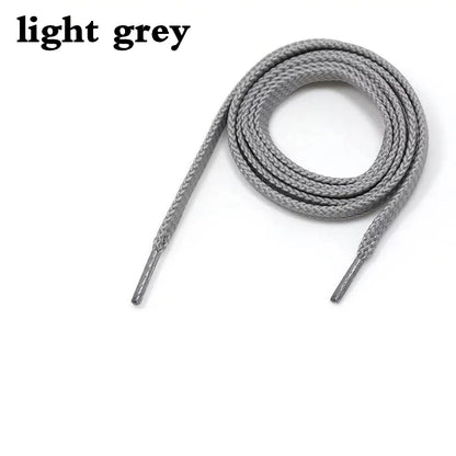 Lacets Classiques Épais pour Baskets, Solides et Plats, Décontractés, pour le dehors, 100/120/140/160cm, 1 Paire