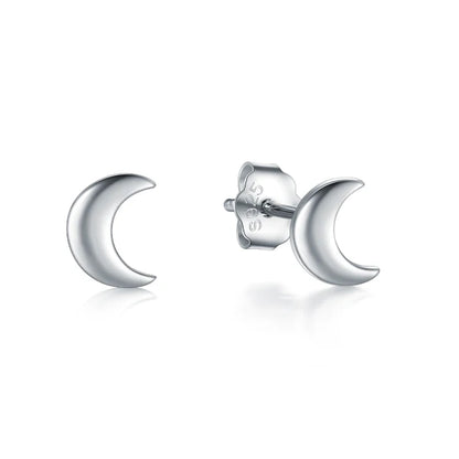 Modian – Boucles d'oreilles en argent sterling 925 pour femme, avec 6 styles en étoile et lune, accessoire exquise et simple, très tendance, bijou triangulaire