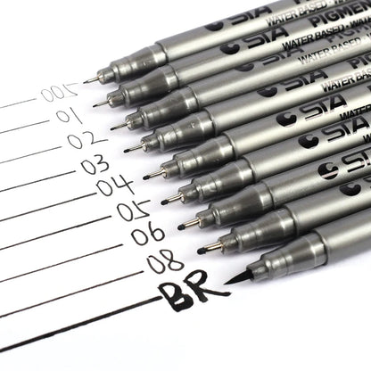 Marqueurs à pinceau à base d'eau pour fournitures d'art