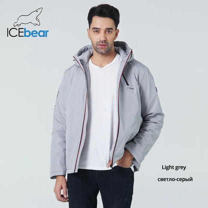 ICEbear – manteaux courts pour hommes, veste élégante avec capuche, vêtements de marque de haute qualité, automne 2022, MWC21661D