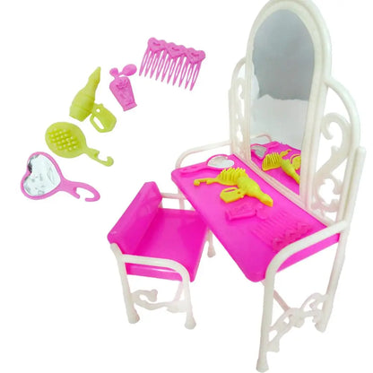 Mélanger des meubles de poupée mignons, cintres pour jouets, TV, canapé, chaussures, accessoires pour maison de poupée, jouets pour bébé, DIY, 1/6