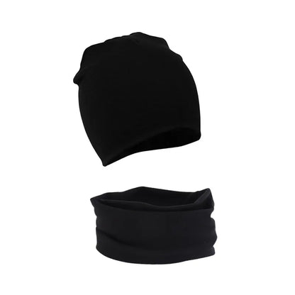 2 pièces bébé Bonnet chapeau écharpe ensemble coton enfants casquette pour filles garçons élastique couleur bonbon enfant en bas âge chapeau enfants accessoires infantile Bonnet