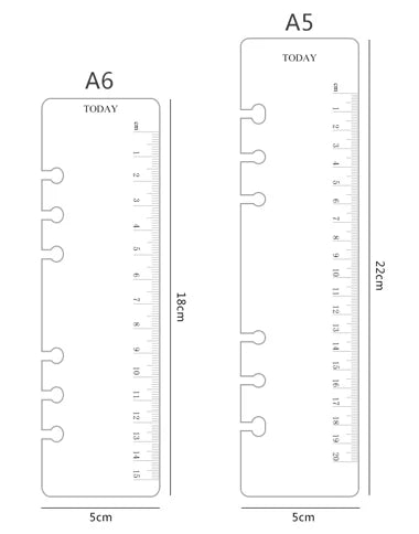 A6/A5 Vintage en relief en cuir PU