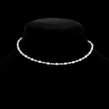 Chaîne de cheville en perles pour femmes, petit mètre, en argent Sterling 925, Grain d'olive, bijoux de pied, cadeau, nouvelle mode