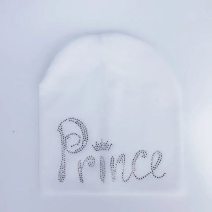 Bonnet de princesse en coton avec diamant pour bébé fille et garçon, casquette pour enfant en bas âge, automne