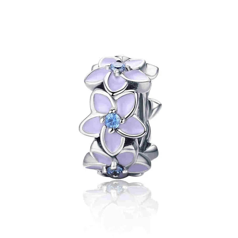 BAMOER authentique 925 en argent Sterling chien empreinte animale chat coeur amour entretoise breloque idéal pour Bracelet l SCC594