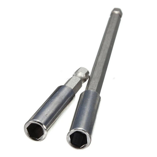 Tournevis magnétique à tige hexagonale de 1/4 pouces, porte-mèche d'extension 60/75/100/150mm