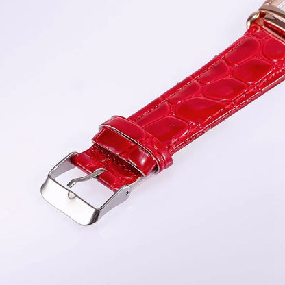 2025 nouvelles montres pour femmes carré or Rose montres de mode en cuir