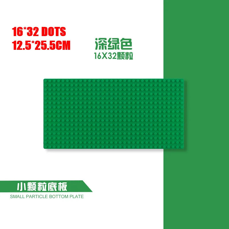 Plaques de base de blocs de construction pour enfants, plaque de base pour urgence, briques de ville classiques compatibles AMOC, jouets pour garçon et fille, 16 points, 32 points * 32 points