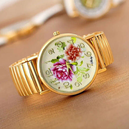 Shsby-Montre-bracelet à quartz en acier inoxydable pour femme,