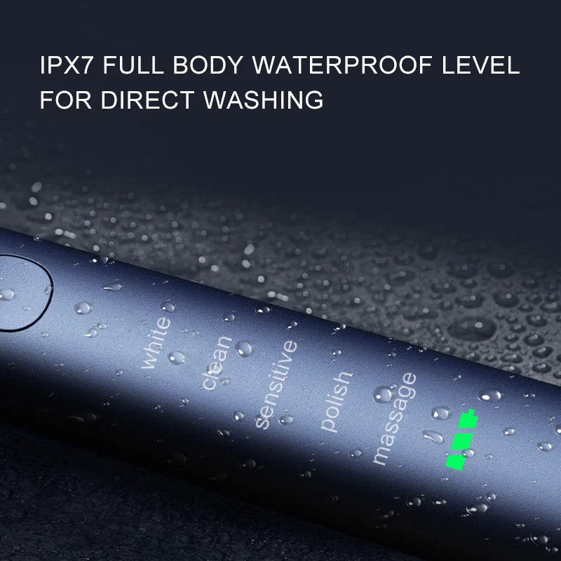 Seago brosse à dents électrique sonique SG-575 USB Charge Rechargeable adulte étanche brosses à dents électroniques têtes de rechange cadeau