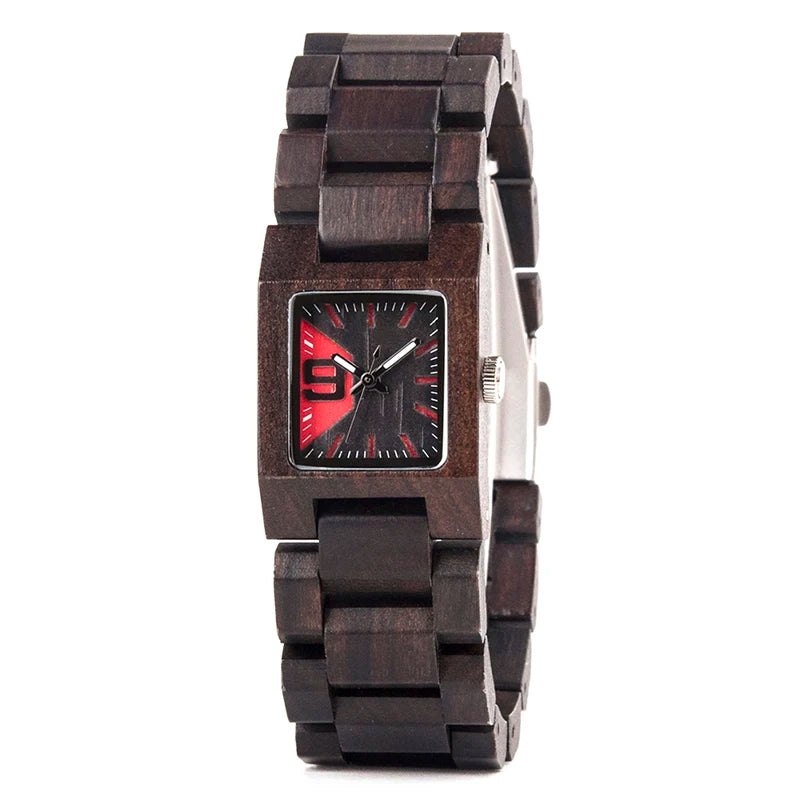 BOBOBIRD-Montre à quartz en bois pour hommes et femmes, bracelet en bois de marque supérieure,