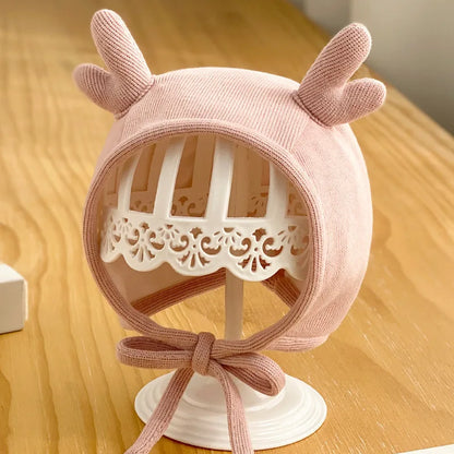 Mignon chat oreille bébé chapeau automne hiver doux bébé garçon fille casquette oreille couleur unie Protection chapeaux nouveau-né Bonnet Bonnet Enfant
