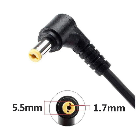 Adaptateur de chargeur d'ordinateur portable ca 19V 3.42A 65W