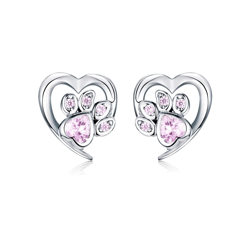 Boucles d'oreilles en argent Sterling 100%, mignon,