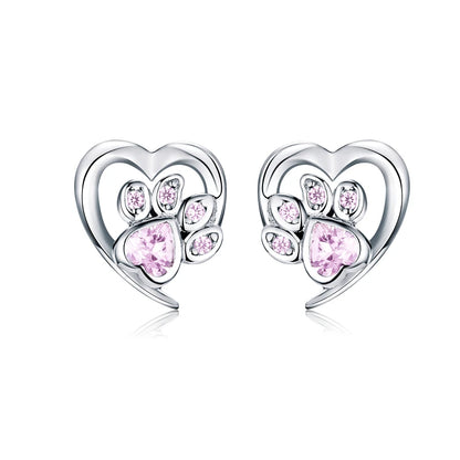 Boucles d'oreilles en argent Sterling 100%, mignon,