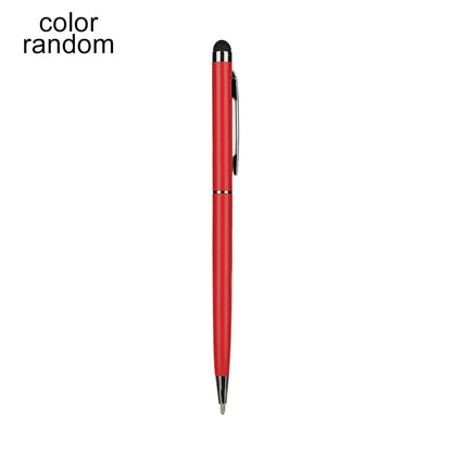 Stylet universel pour écran tactile de téléphone portable, stylo à bille pour iPhone et iPad, fournitures d'écriture, cadeaux de bureau et scolaires, utilisation des touristes
