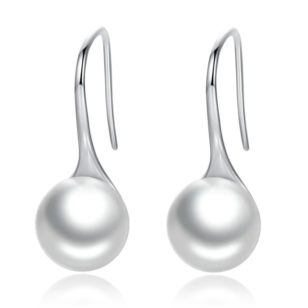 WOSTU mode chaude 100% 925 argent Sterling chanceux pour toujours boucles d'oreilles circulaires pour les femmes authentique Original bijoux cadeau