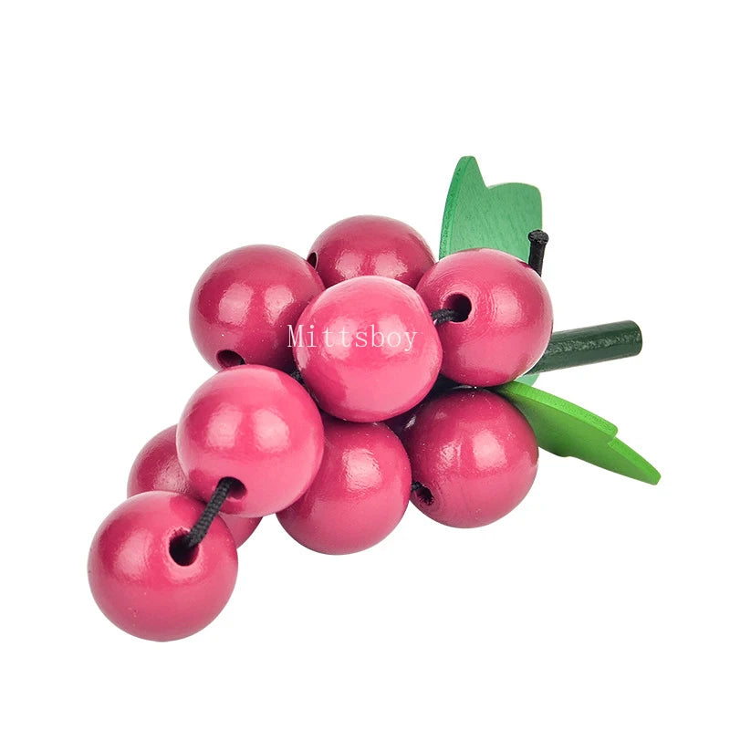 Jouets de cuisine fruits coupés en pâte, jouet en bois, Chechele nourriture fruits légumes jouets éducatifs Puzzle pour enfants cadeaux 1 pièce