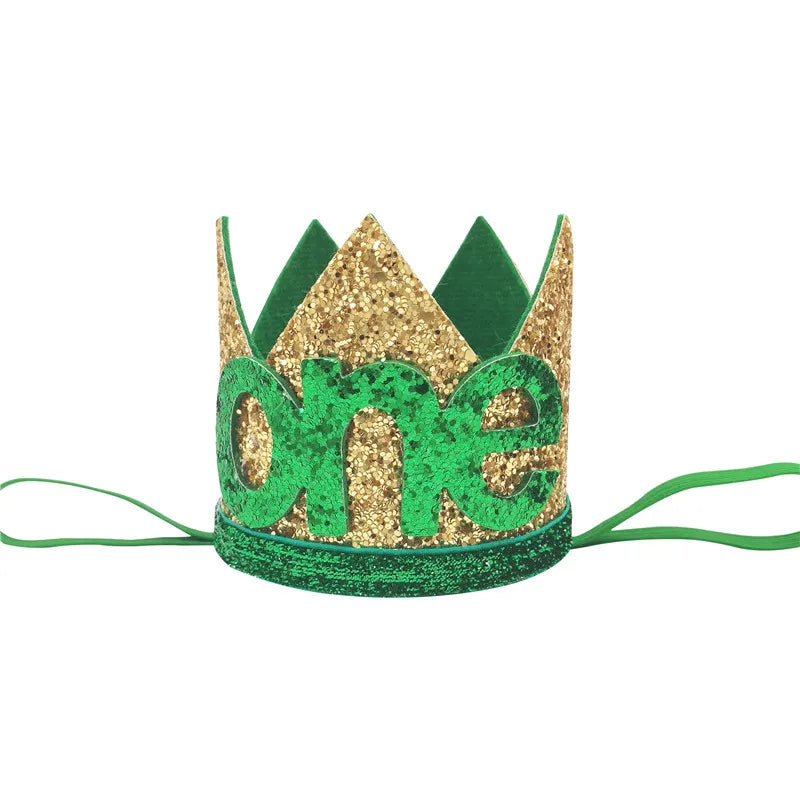 1 pièces bébé garçon 1 2 3 4 5 6 anniversaire bandeau couronne bandeau bébé douche chapeau Photo accessoire enfants 1er joyeux anniversaire fête décoration