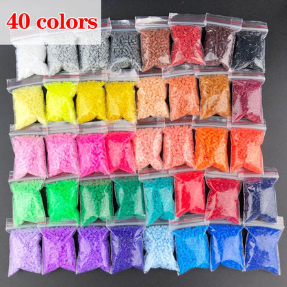 500 pièces/sac 2.6mm Hama perles PUPUKOU Perler perles de fer pour enfants puzzle éducatif bricolage jouets fusible perles panneau perforé