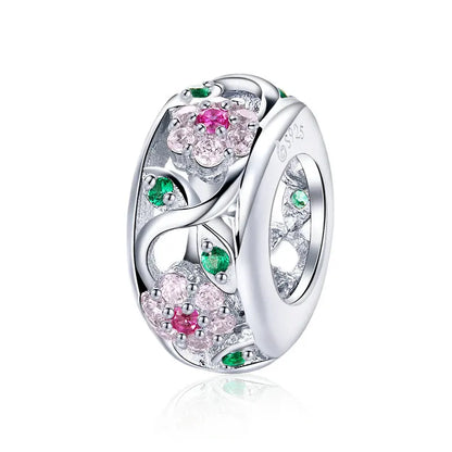 BAMOER authentique 925 en argent Sterling chien empreinte animale chat coeur amour entretoise breloque idéal pour Bracelet l SCC594