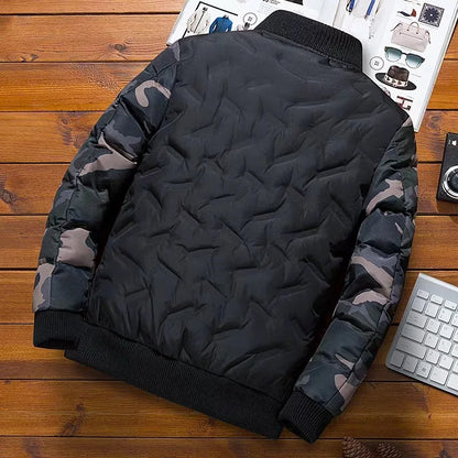 Blouson aviateur Solomon pour hommes, coupe-vent optique, parkas militaires pour hommes chauds, vêtements de combinaison d'hiver