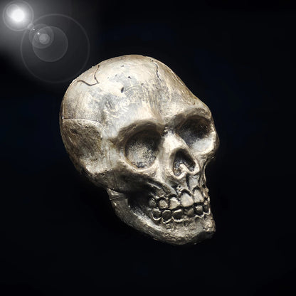 Décoration de crâne d'halloween en plastique de haute qualité, modèle de crâne pendentif, Statue de Sculpture d'horreur, accessoires d'ornements de fête pour maison hantée
