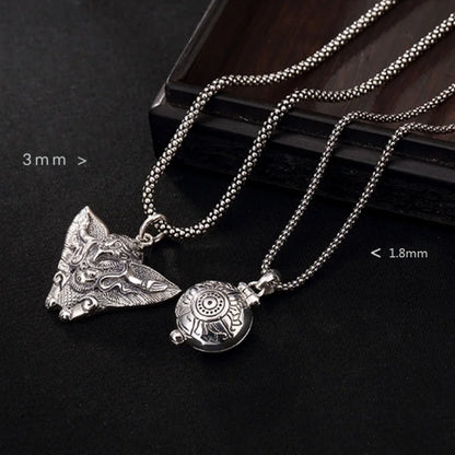 Collier en argent véritable pour hommes et femmes, collier en forme de maïs thaïlandais, en argent Sterling s925, longue chaîne, pendentif rétro, bijoux