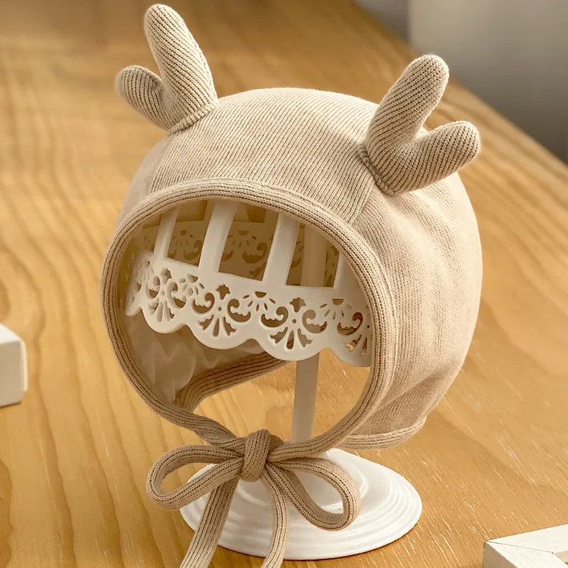 Mignon chat oreille bébé chapeau automne hiver doux bébé garçon fille casquette oreille couleur unie Protection chapeaux nouveau-né Bonnet Bonnet Enfant