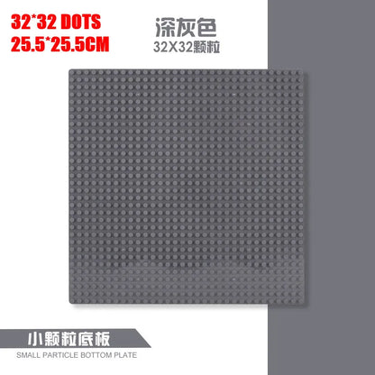 Plaques de base de blocs de construction pour enfants, plaque de base pour urgence, briques de ville classiques compatibles AMOC, jouets pour garçon et fille, 16 points, 32 points * 32 points