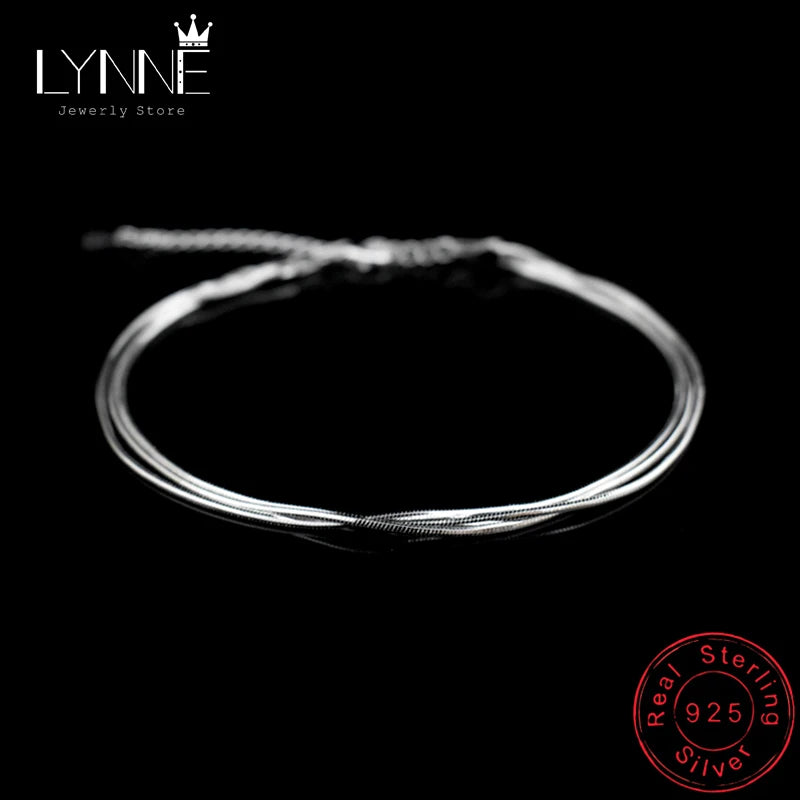 Offre spéciale Sexy plage multicouche serpent os bracelets de cheville chaîne de pied 925 en argent Sterling pied Bracelet de cheville pour les femmes de mode bijoux