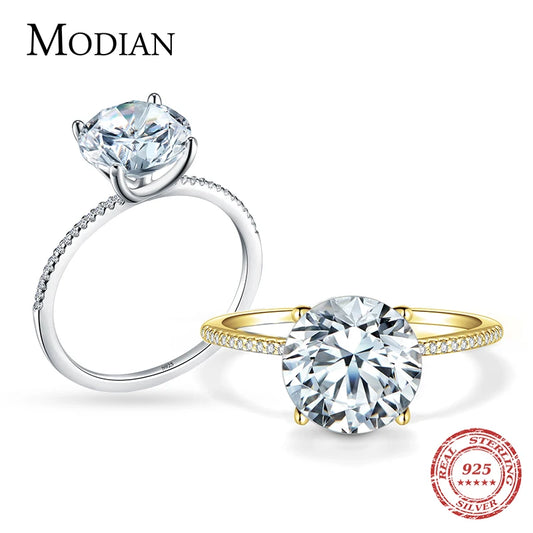 Bague en argent regardé 2023 pour femme, bijoux de mariage, fiançailles, classique, luxe, réel, solide, 3 carats, 10 cœurs, flèches, 925
